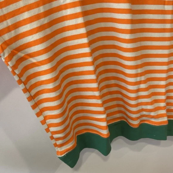 FP Movement by Free People Orange and Green Striped Sweater - Picture 5 of 7